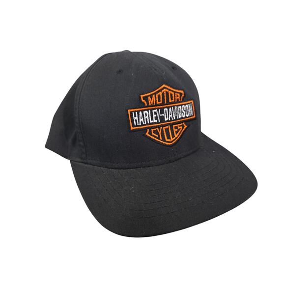HARLEY DAVIDSON Daytona HAT American Needle Embroidered Black Orange - Picture 1 of 5